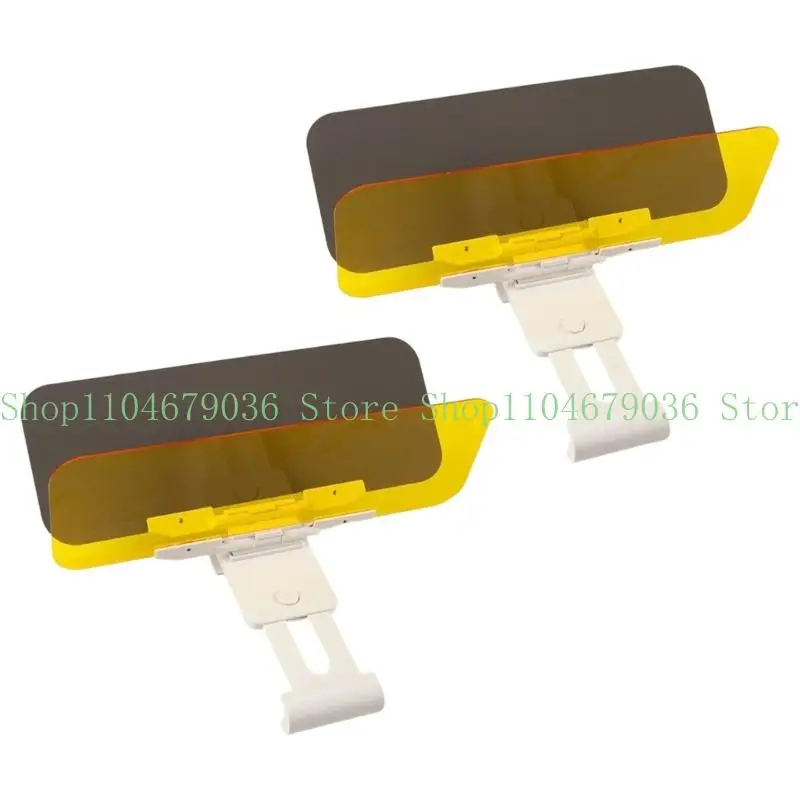 652F 1/2pcs Automotive Sunshade Blocks Strong Sunlight While Reducing Headlight Glares