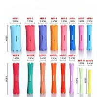 Бигуди Hair Perm Rods Cold Wave Rods Plastic Perming Rods Hair Curling Rollers Curlers Steel Pintail Comb Hair Curler No Heat