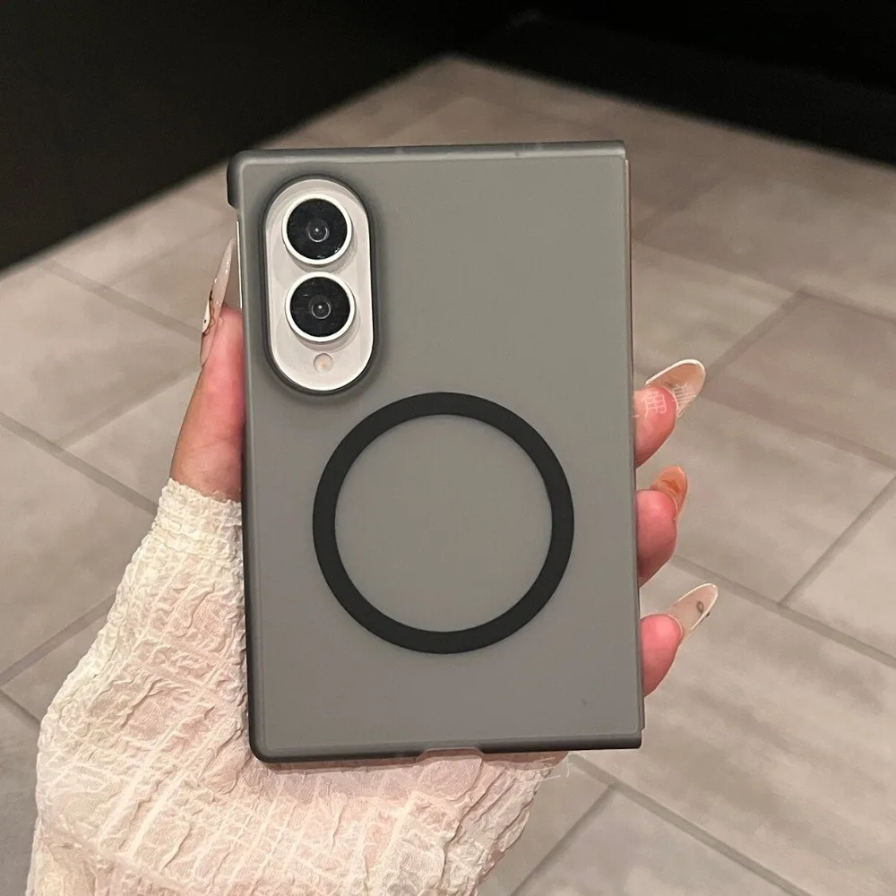 Für Samsung Galaxy Z Fold 8 Ultra Z Fold 8 7 6 5 Matt für Magsafe Harte PC-Hülle mit Transparenter Stoßfester Ultra-Dünner Abdeckung
