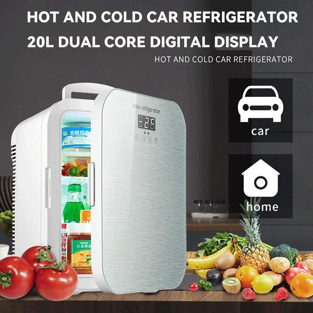 Deepool 6/10/20L Mini Fridge Suitable Home Dormitory Car Travel Portable Refrigerator Fast Cooling Students Cooling Storage