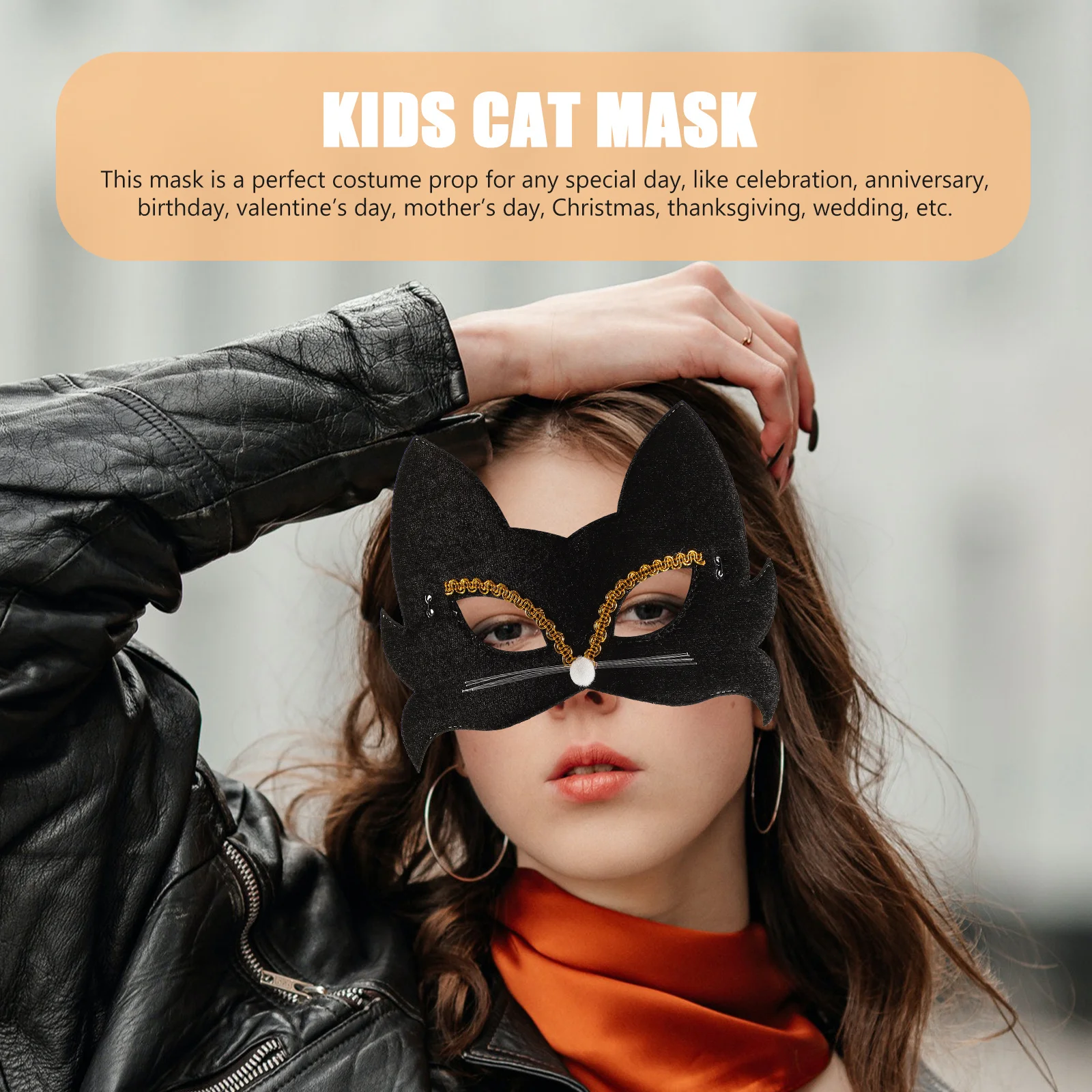 

4Pcs Animal Mask Eye Cover Exquisite Detail Durable Comfortable Masquerade Party Mardi Gras Cosplay Mask Kids Adults