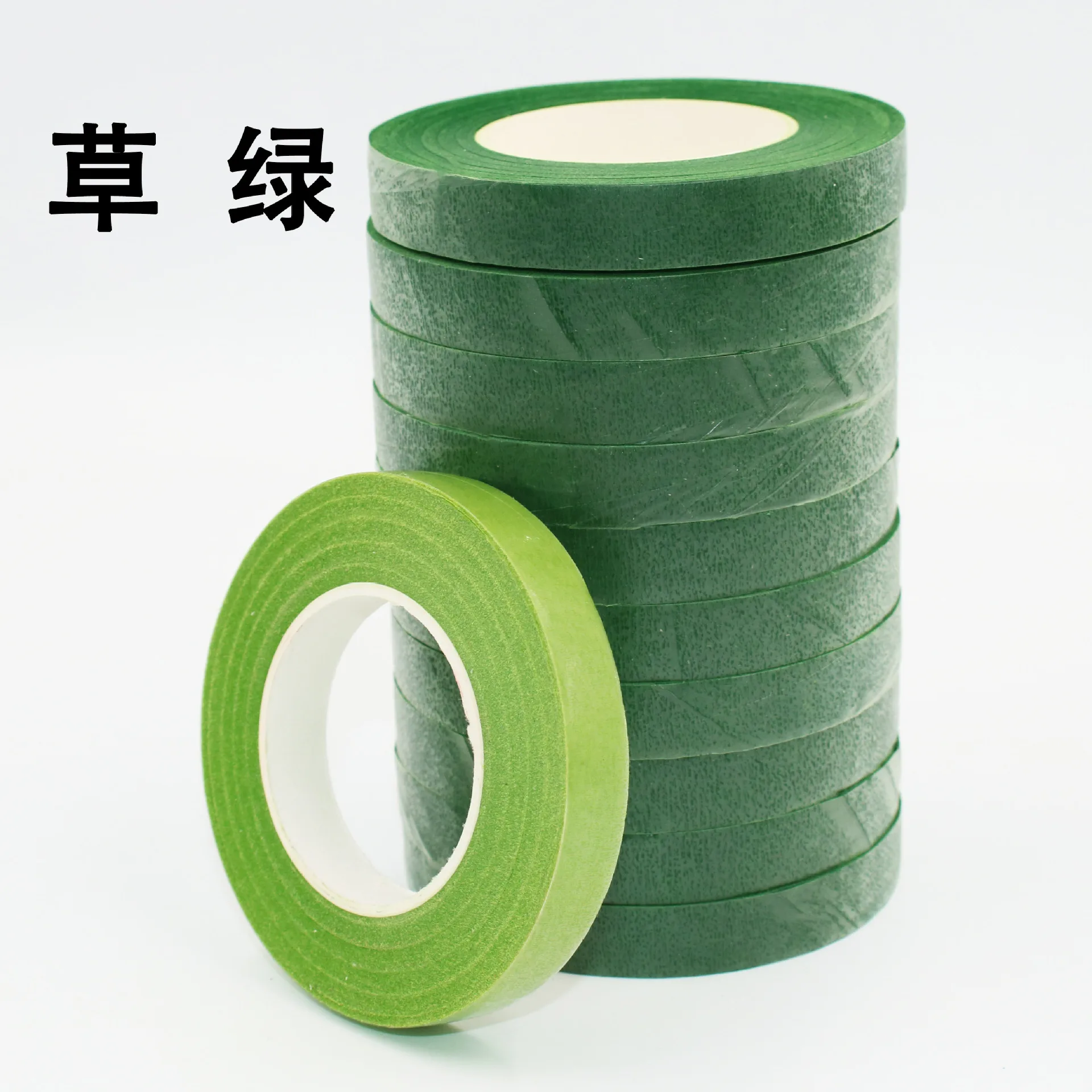 1Roll 13.6m DIY Floral Decoration Tape Self-Adhesive Bouquet Floral Stem Paper Tape Stamen Wrapping Florist Flower WeddingSupply - view 3
