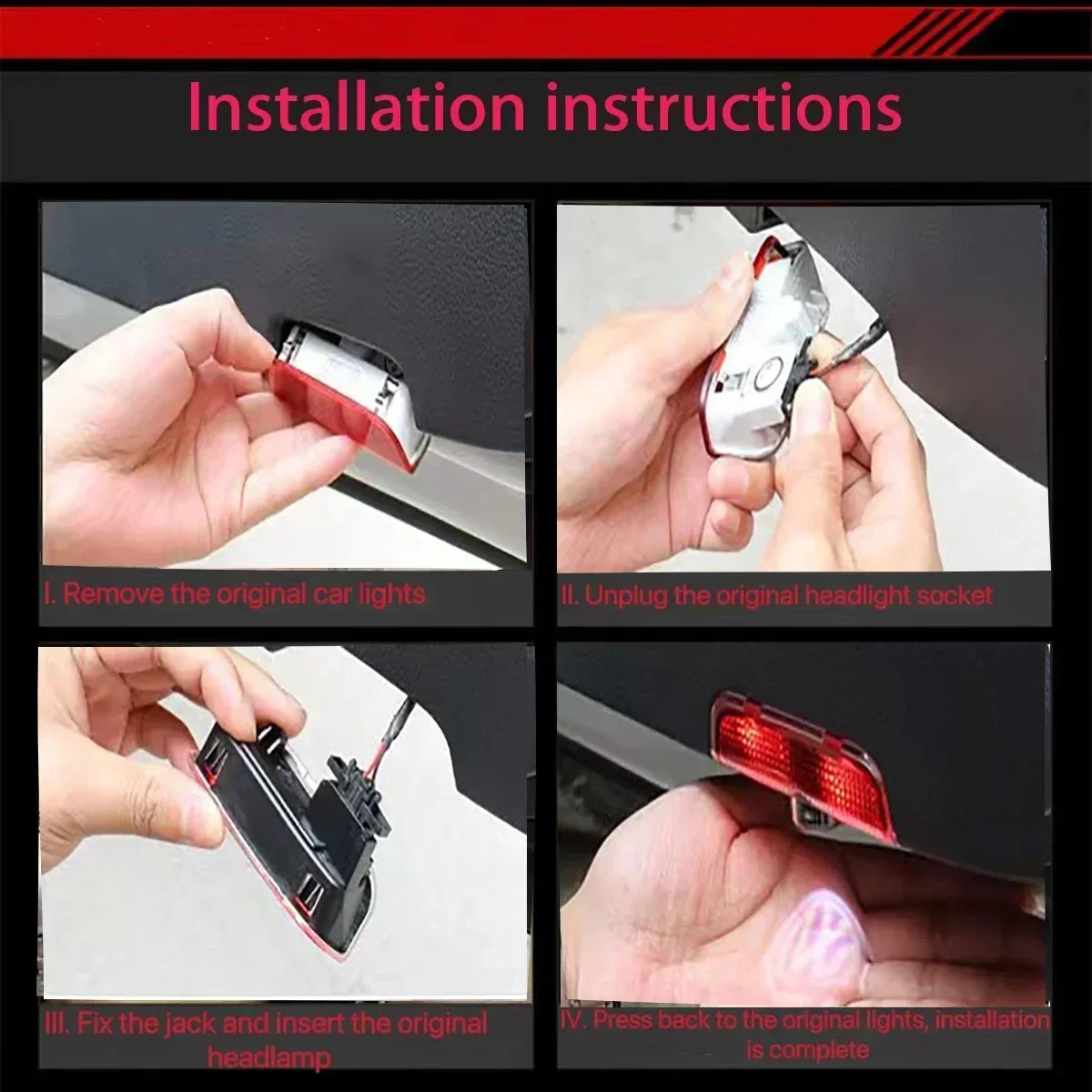 2X سيارة Led مجاملة الباب شعار العارض تخصيص مصباح لكيا سورينتو UM (3th الجنرال) 2015-2024 Prime 2015- 2024 اكسسوارات الليزر #6