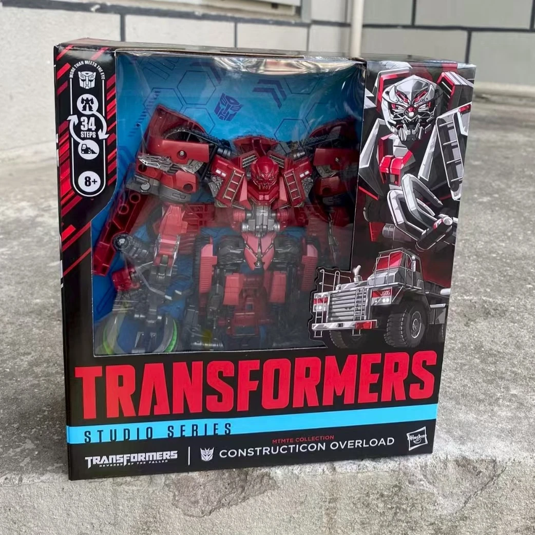Hasbro Transformers Studio Series Constructicon Overload Figurka Anime Zabawki Kolekcjonerskie Model Modelarstwo Hobby Prezent