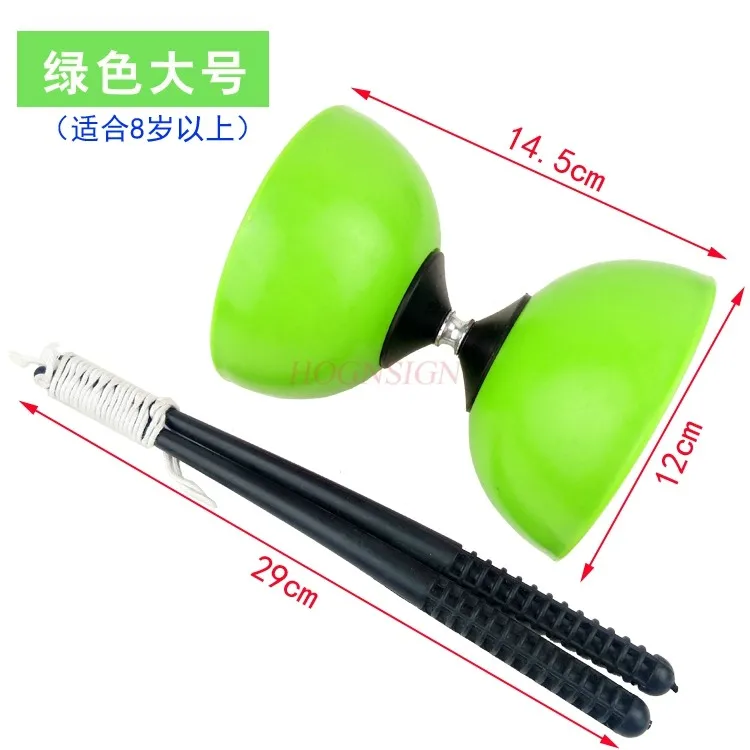 Diabolo Dubbelkoppige Student Diabolo Kinderbeginners Diabolo Monopoly Beginners Tearbell Lager Diabolo Leren Kom