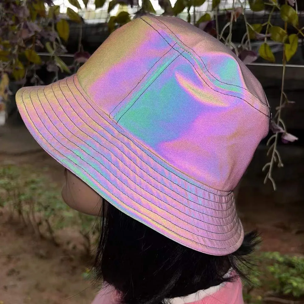 Laser-Regenbogen-Reflektieren des Gewebe, bunter Reflektor, DIY-Kleidung, Nähzeug, Bekleidungs zubehör, Reflektieren des Gewebe – Detail 2