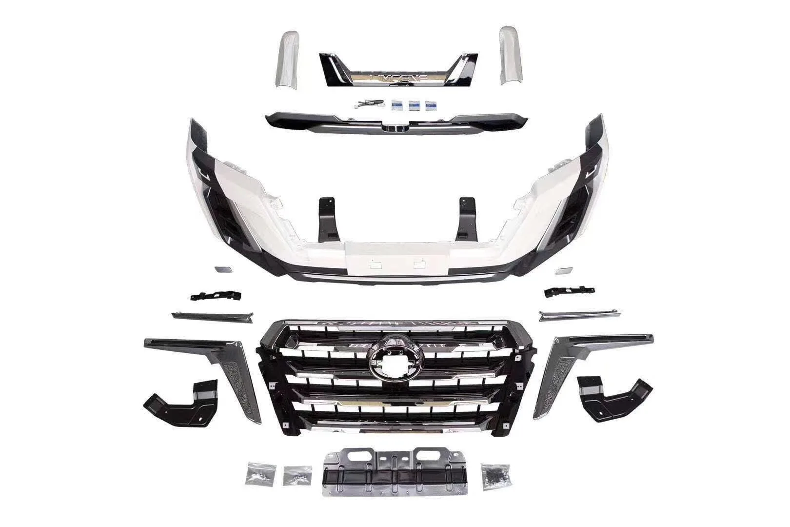 

Suitable for retrofitting surround Toyota Rand Cool Luzer LC200 bumper surround center grid