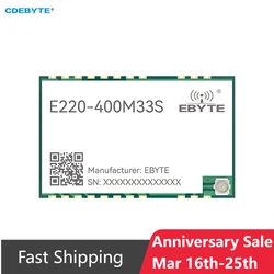 LLCC68 433/470MHz SPI LoRa Spread Spectrum Module 33dBm 2W CDEBYTE E220-400M33S 16km RF SMD Module PA LNA