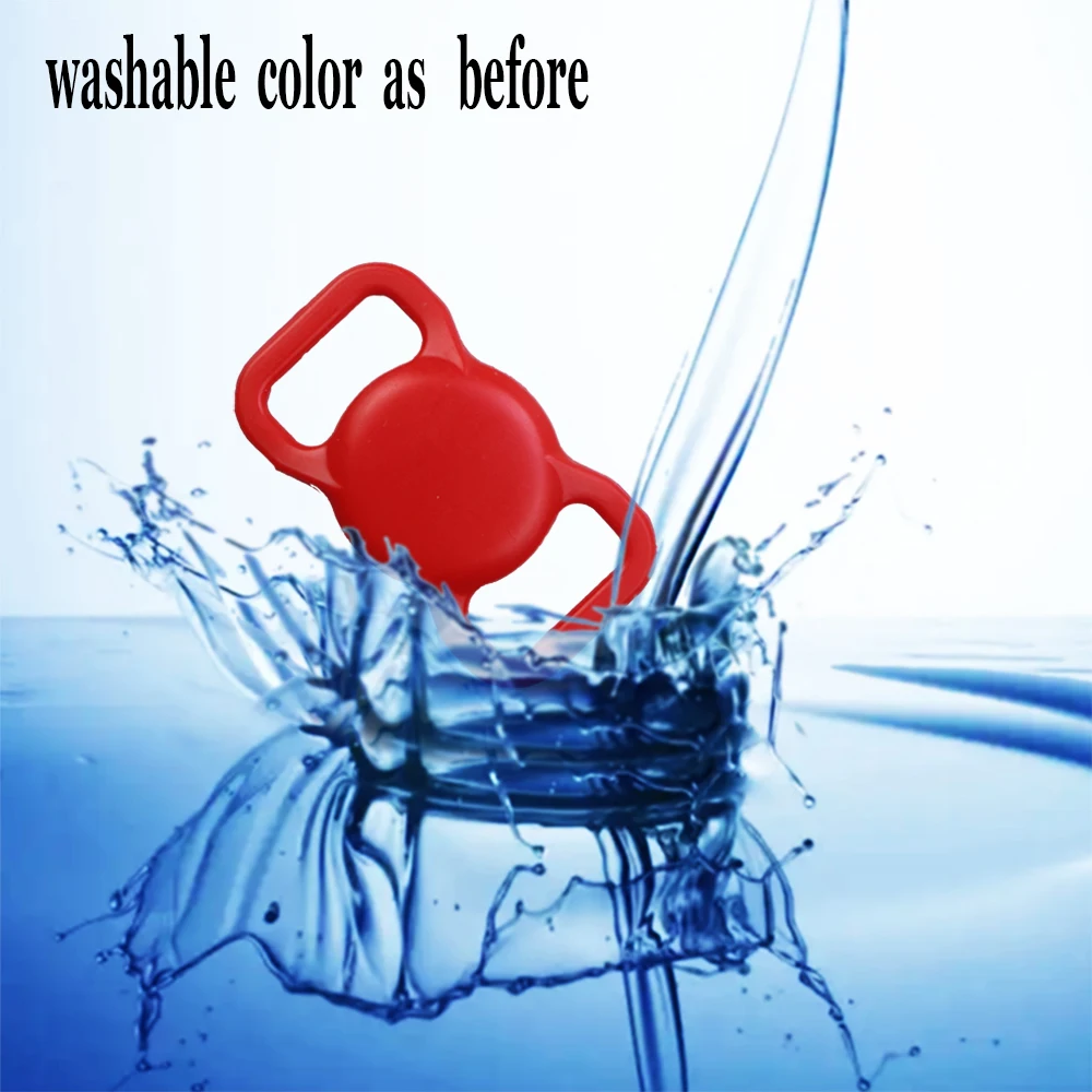 1PC Silicone Pet Collar with Airtag Holder Anti-Loss Cat Dog Locator Luminous Color Protection Apple Tracker Sleeve view 3
