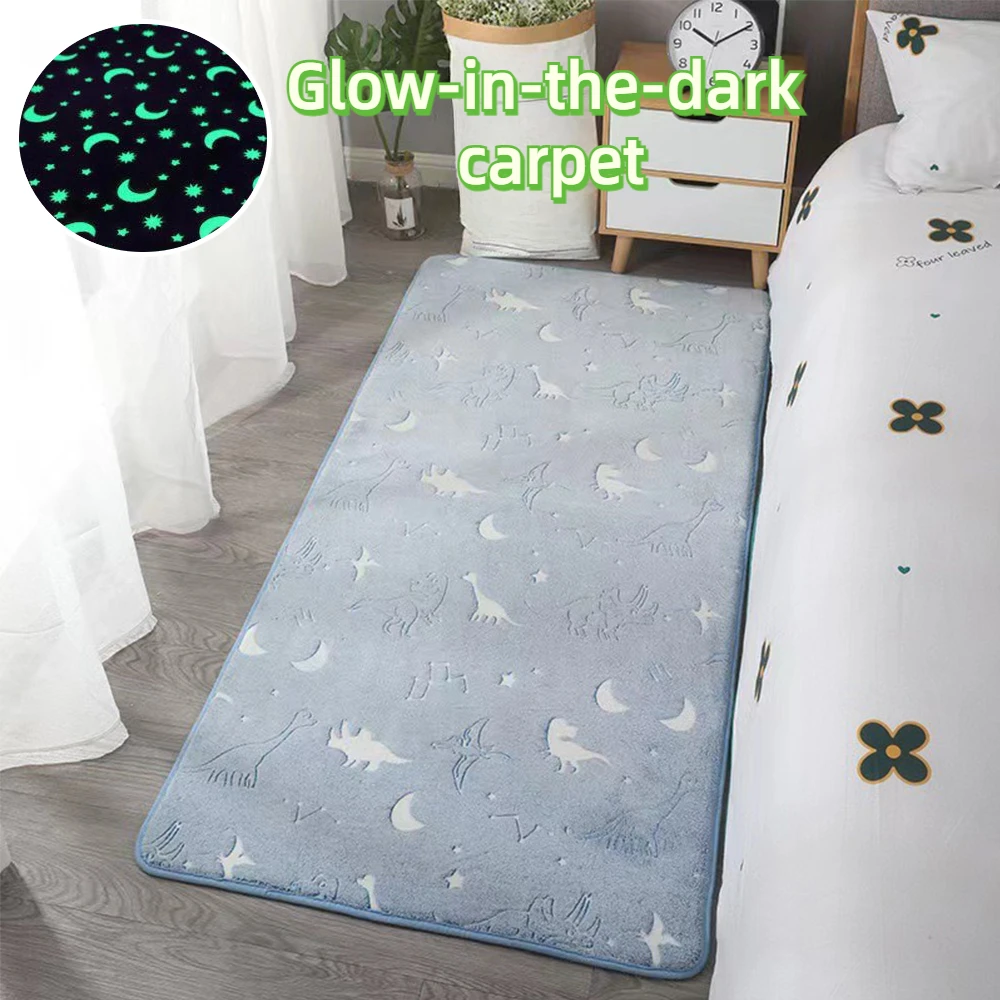 Modern Simple Carpet Bedroom Bedside Rug Living Room Room Coffee Table Floor Mat Entry Luminous Carpet Decorate Machine Washable