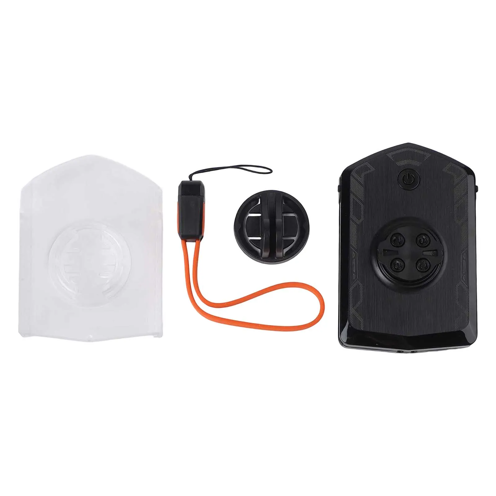 

1PC Bike Headlight 5000mAh Charging 5V 2A Bike Computer Mount With Cable Black Bike Waterproof Cycling Headlights