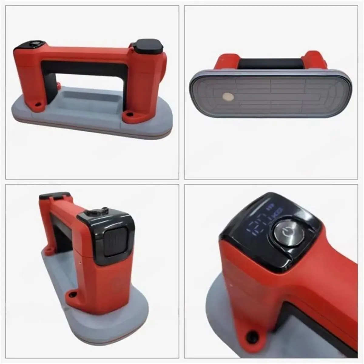 Promotional-6112 Narrow Strip Electric Suction Cup Intelligent Digital Display Vacuum Ceramic Tile Suction Cup Automatic Pressur