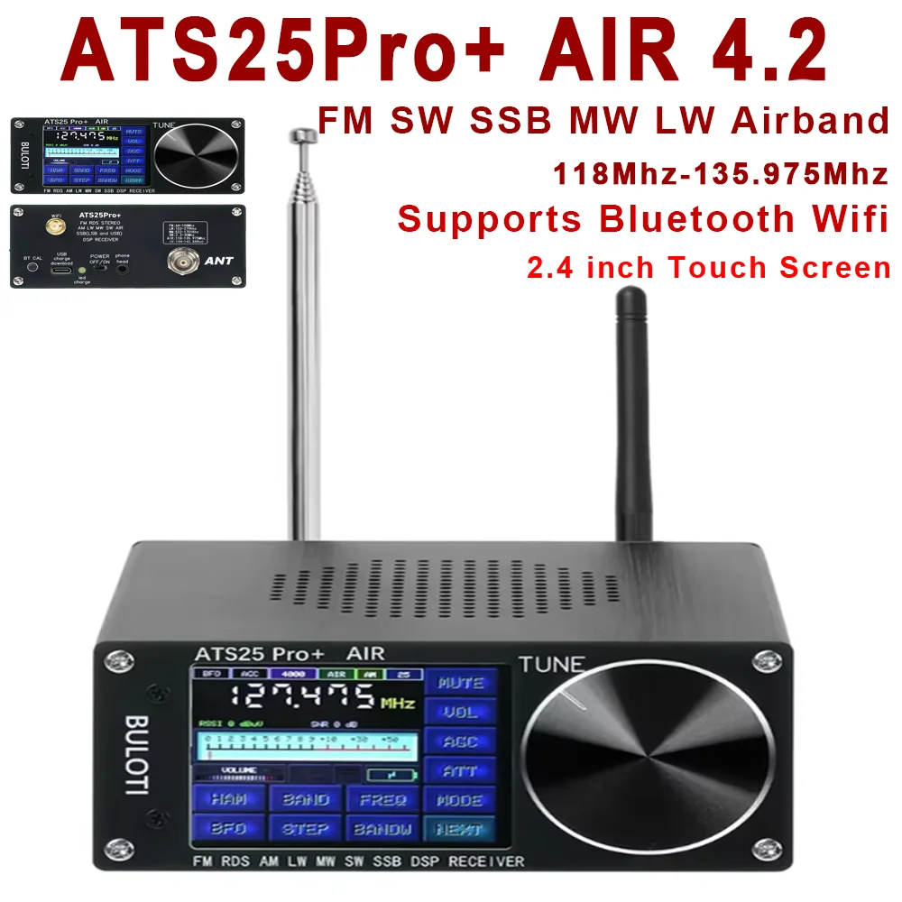 ATS25-XF Max Decoder II/I Pro + Air DSP Receptor de rádio completo