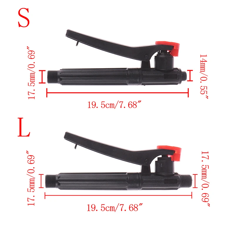 Czarny + czerwony pistolet spustowy opryskiwacz części uchwytu do ogrodu chwastów zwalczanie szkodników rolnictwo leśnictwo domowe narzędzia
