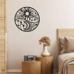 Metal Sun Wall Decor Iron Metal Nebula Home Wall Art Metal Wall Sign Sculpture Metal Wall Art Wall Decor Wall decoration