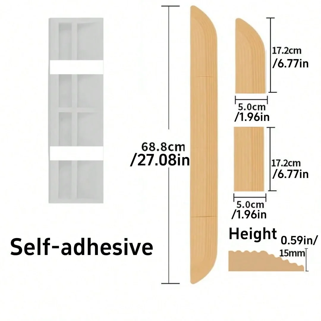 1PC Door Threshold Ramp, Multifunctional Ramp,  Suitable for Sweeping Robots, Wheelchairs, Skateboards and Balance Cars