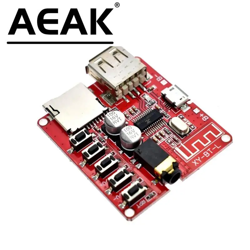 Bluetooth decoder board MP3 lossless car speaker amplifier modified Bluetooth 4.1 circuit board