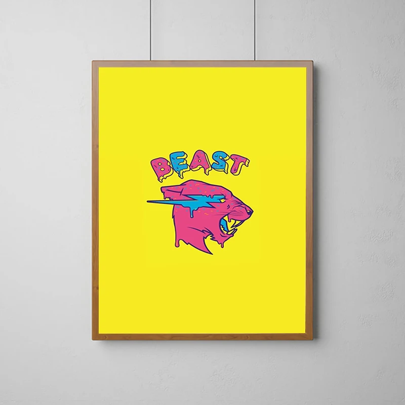 Game Blogger M-Mr Beast Poster Posters for Wall Decoration Painting Canvas Room Decor Decorative Paintings Home Decorations Art