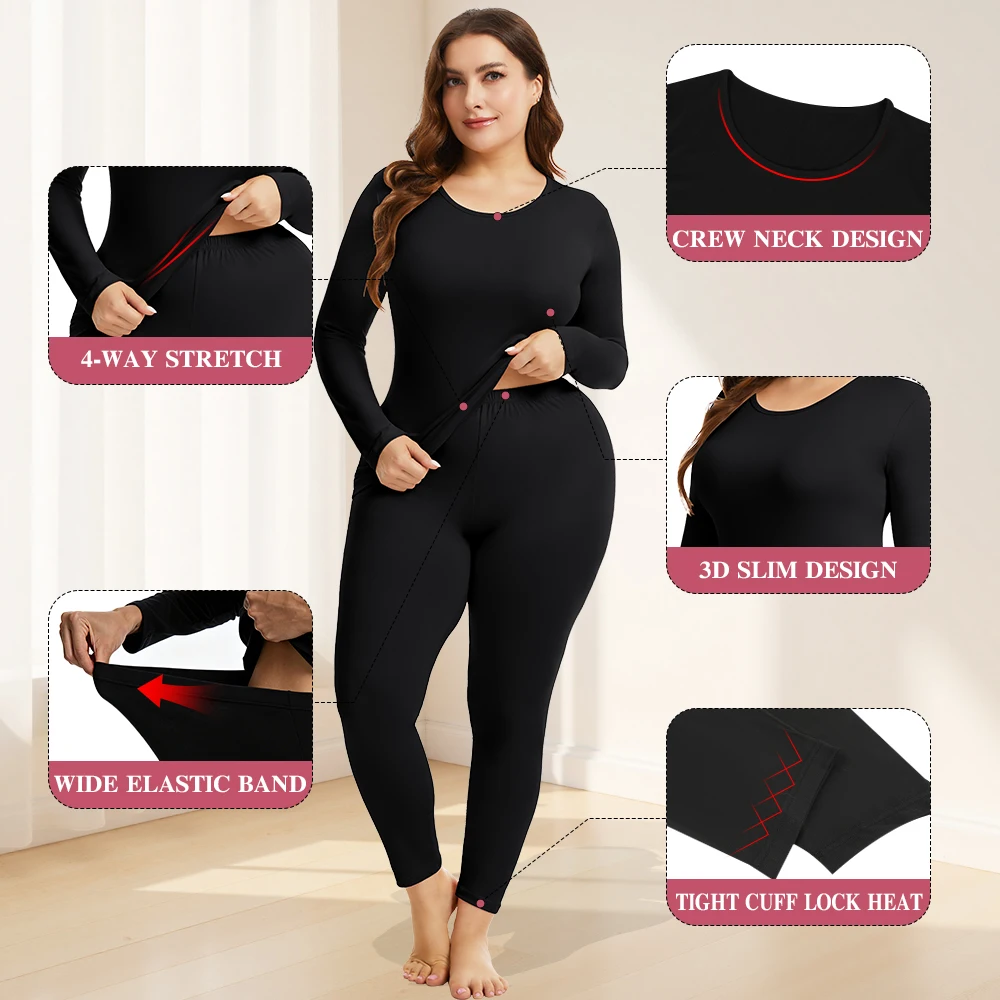 XL-5XL Dames Thermisch Ondergo - Winter Clothing Layers recensie en prijs