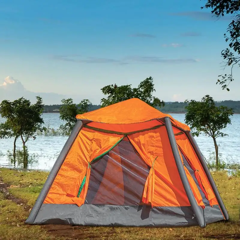 

Folding Camping Inflatable Tent Automatic Tent Rainproof Sun Shelter Air Inflatable Tents UV Protection Canopy Awning For Camp