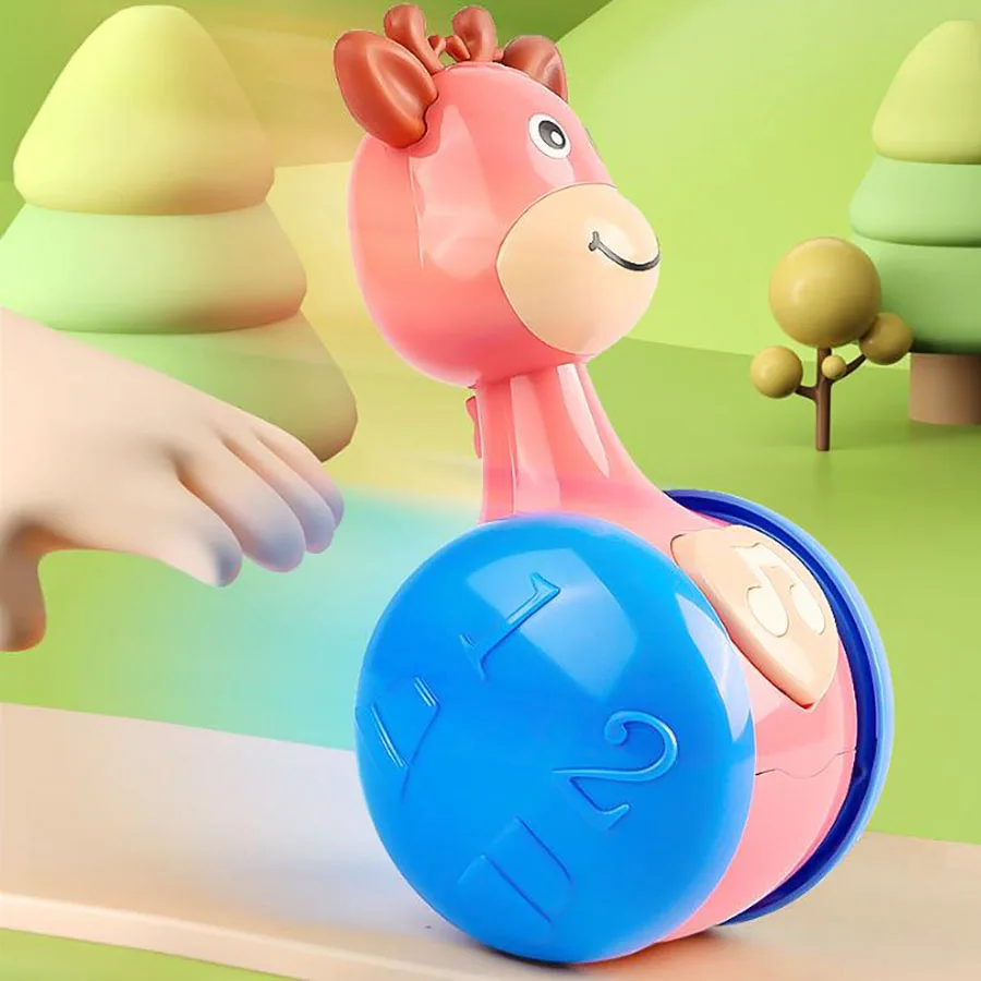 鹿、恐竜、倒れない人形、爬虫類、子供向けの心地よい、教育的、マルチプレイヤーのインタラクティブな屋内おもちゃ