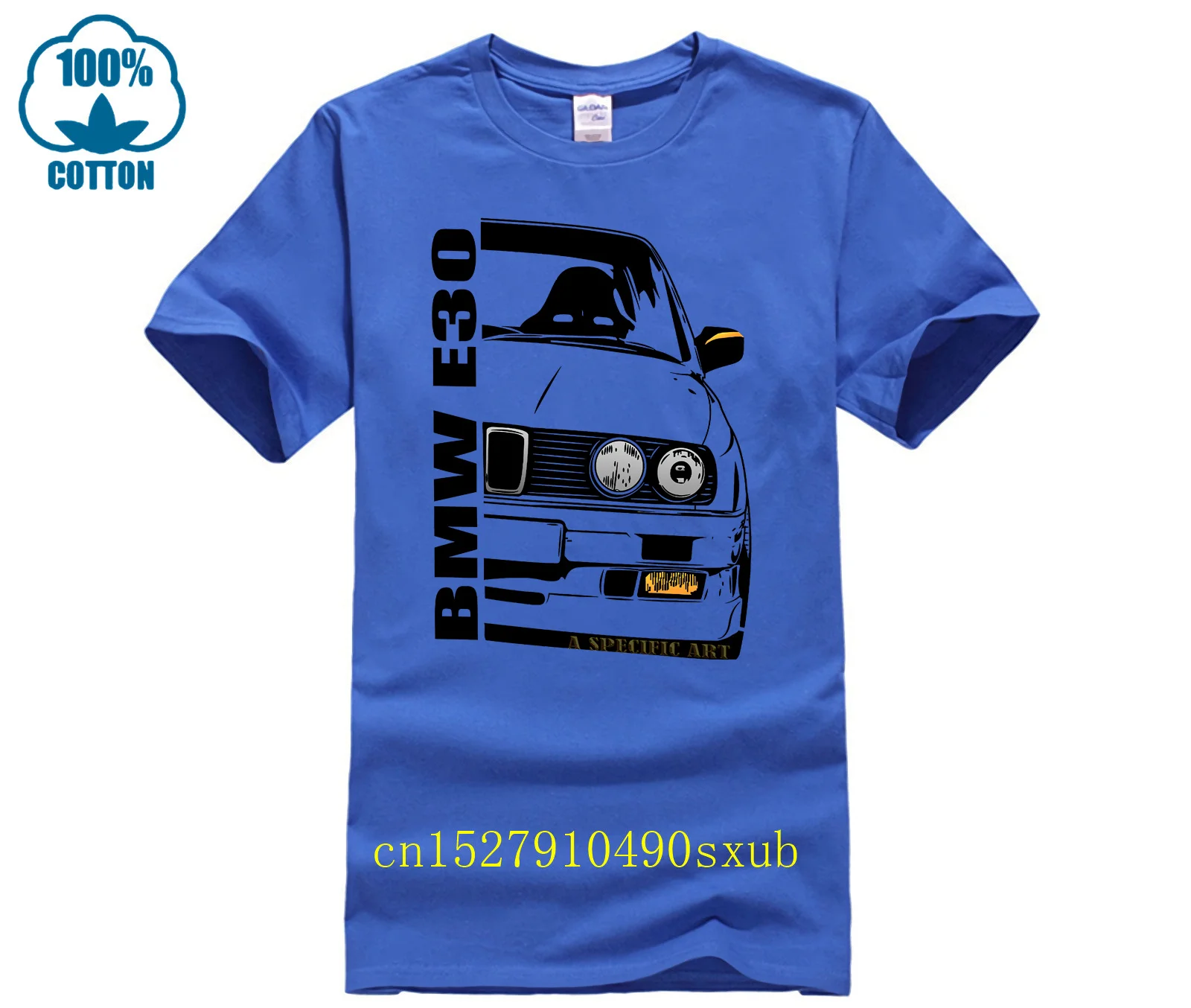 FAN E30 HALF SHAPE Bavarian FINE ART GRAPHIC DESIGN HIGH QUALITY T Shirt