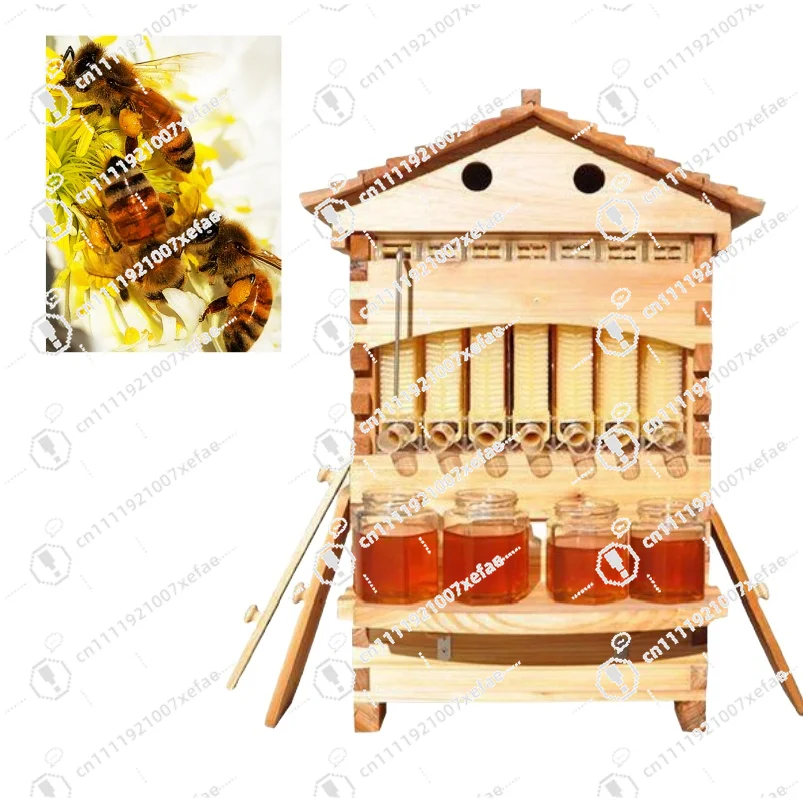 

Farm Cost-effective Beekeeping Equipment with Gear System and Wooden Construction