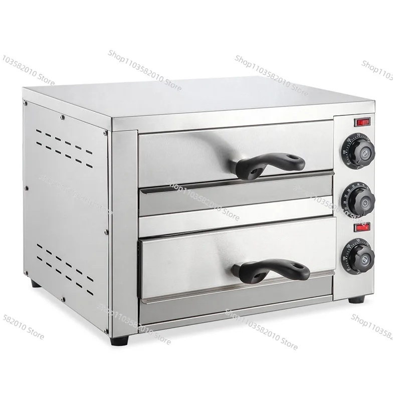 Outdoor pizza 12 inch oven Commercial double layer electric baking bread biscuit pizza oven