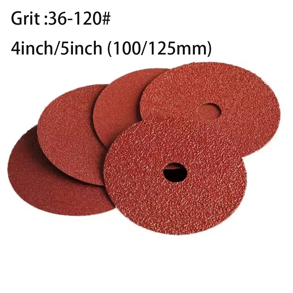

Steel Grinding Sandpaper Sanding Discs 4Inch 5Inch Polishing Grind Sander Wheel For Sanding Grinding Tool OD100/125mm
