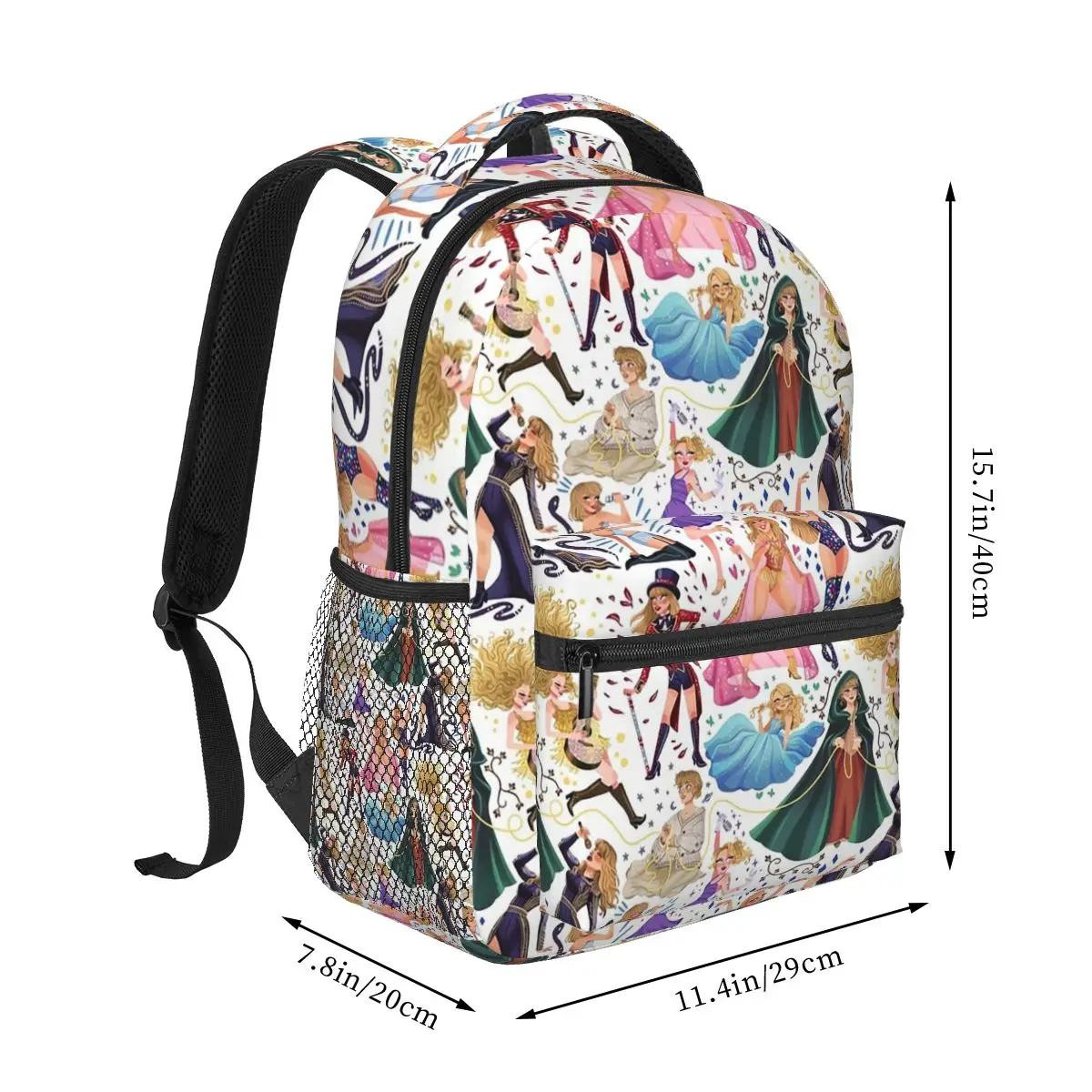 Taylor Eras Backpacks Boys Girls Bookbag Children School Bags Cartoon Kids Rucksack Shoulder Bag Large Capacity