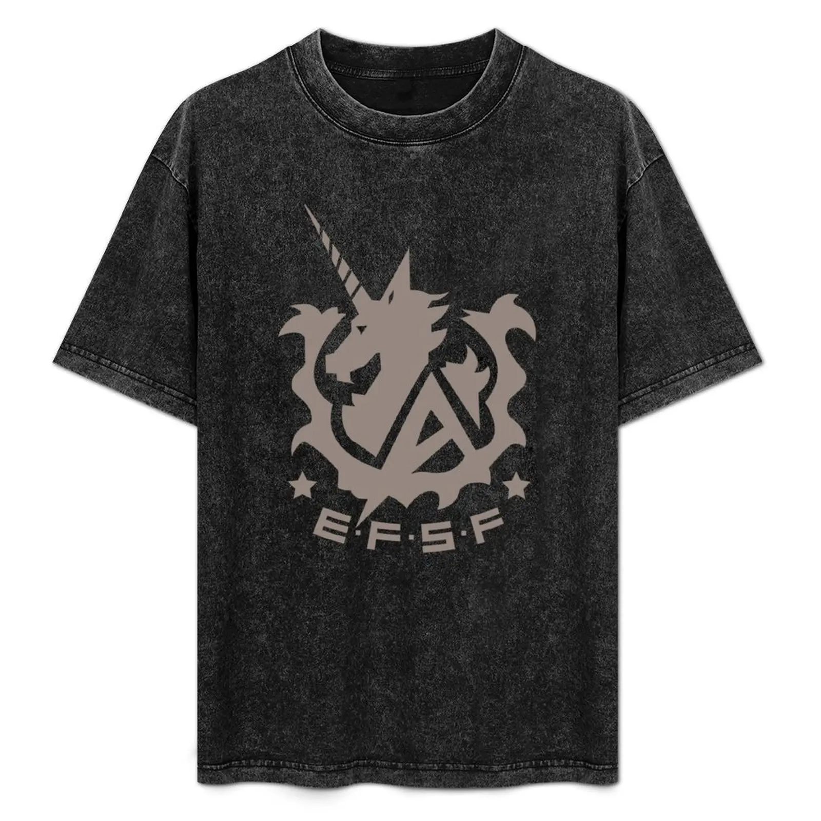

Earth Federation Space Force T-Shirt Simple Casual Short Sleeve Cotton T-Shirt