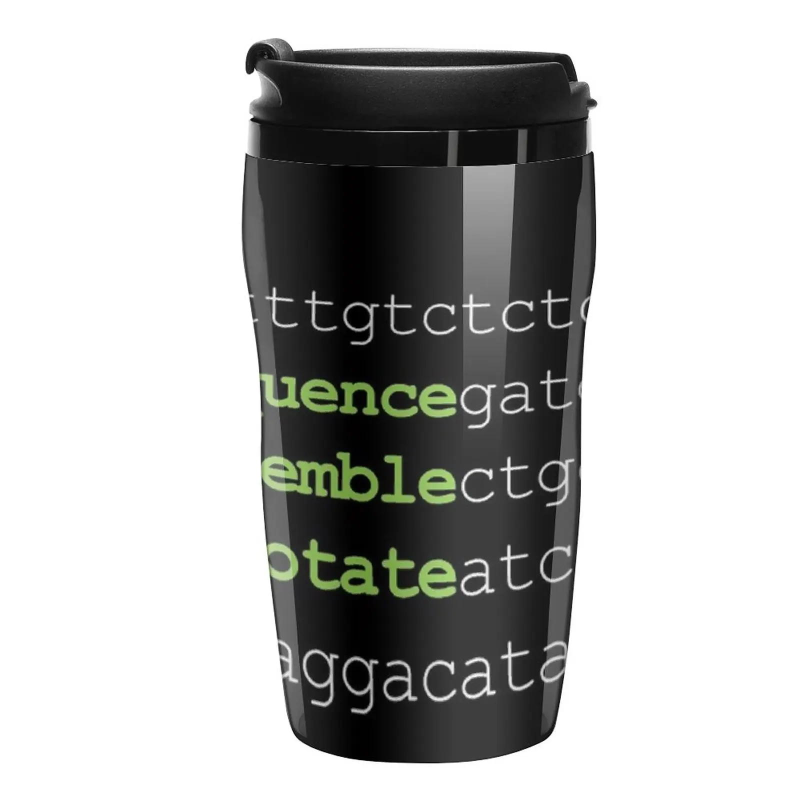 

New Bioinformatics Genome Sequence Assemble Annotate DNA Green Travel Coffee Mug Butterfly Cup