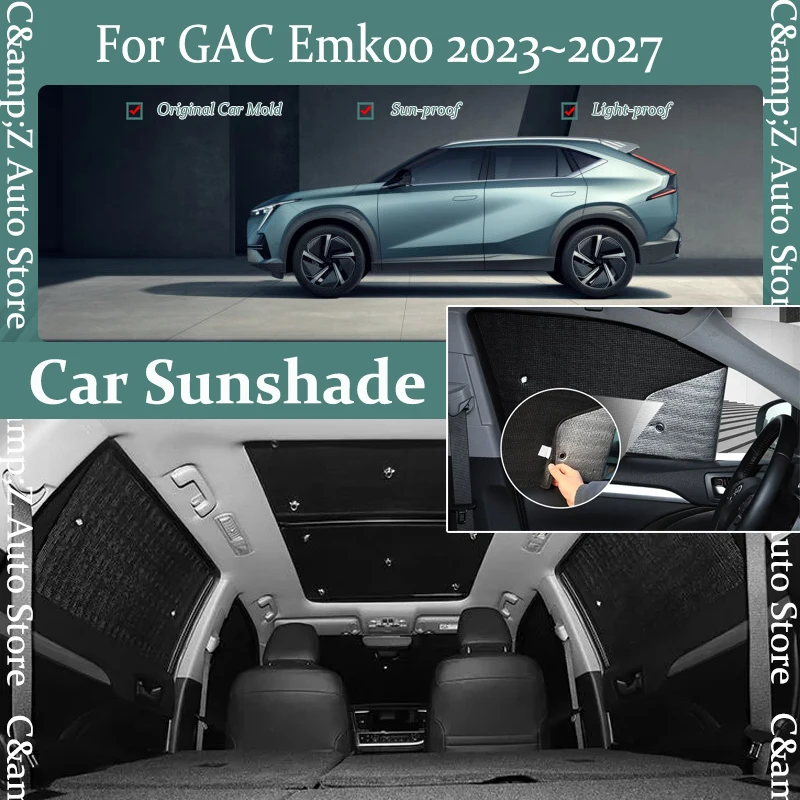 

Car Sun Visor For Trumpchi GAC Emkoo 2022 2023 2024 2025 2026 2027 Anti-UV Protection Window Cover Sunshade Pad Auto Accessoires