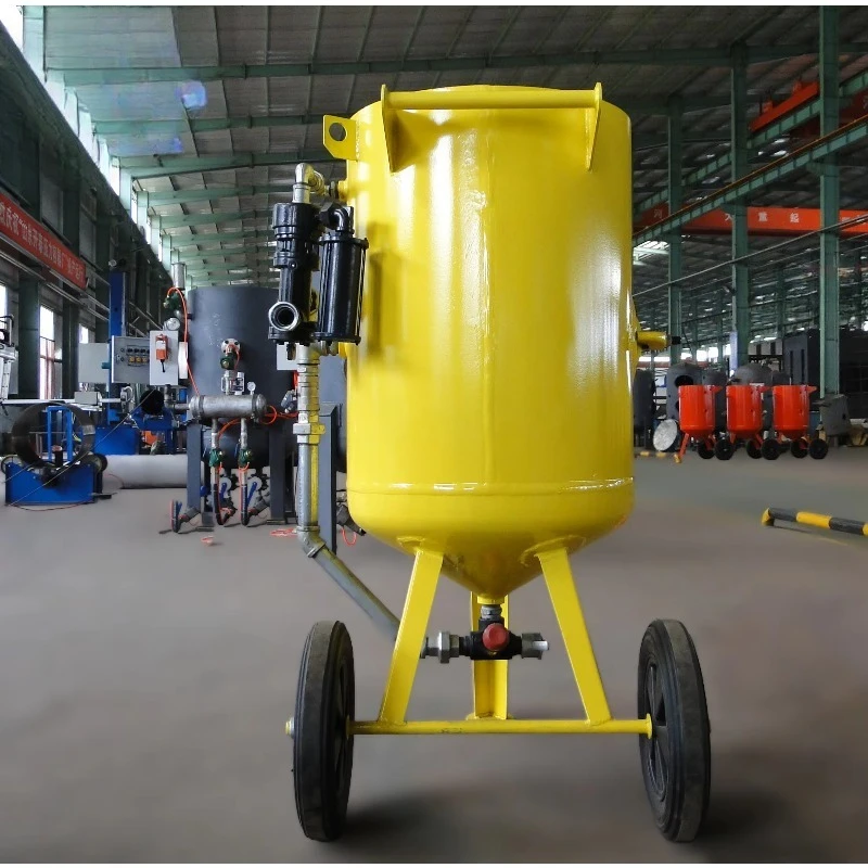 Heavy Duty Pneumatic Sandblaster Machine for Construction Equipment Cleaning and Concrete Surface Treatment Customized Tool
