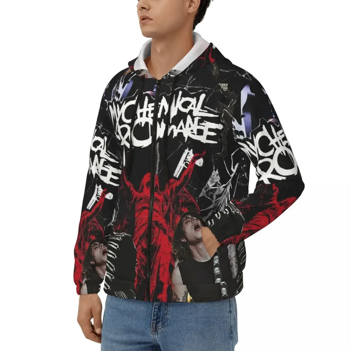 بلدي الكيميائية الرومانسية سستة هوديس الهيب هوب البلوز الخريف الشتاء الرجال النساء بلوزات طويلة الأكمام قمم