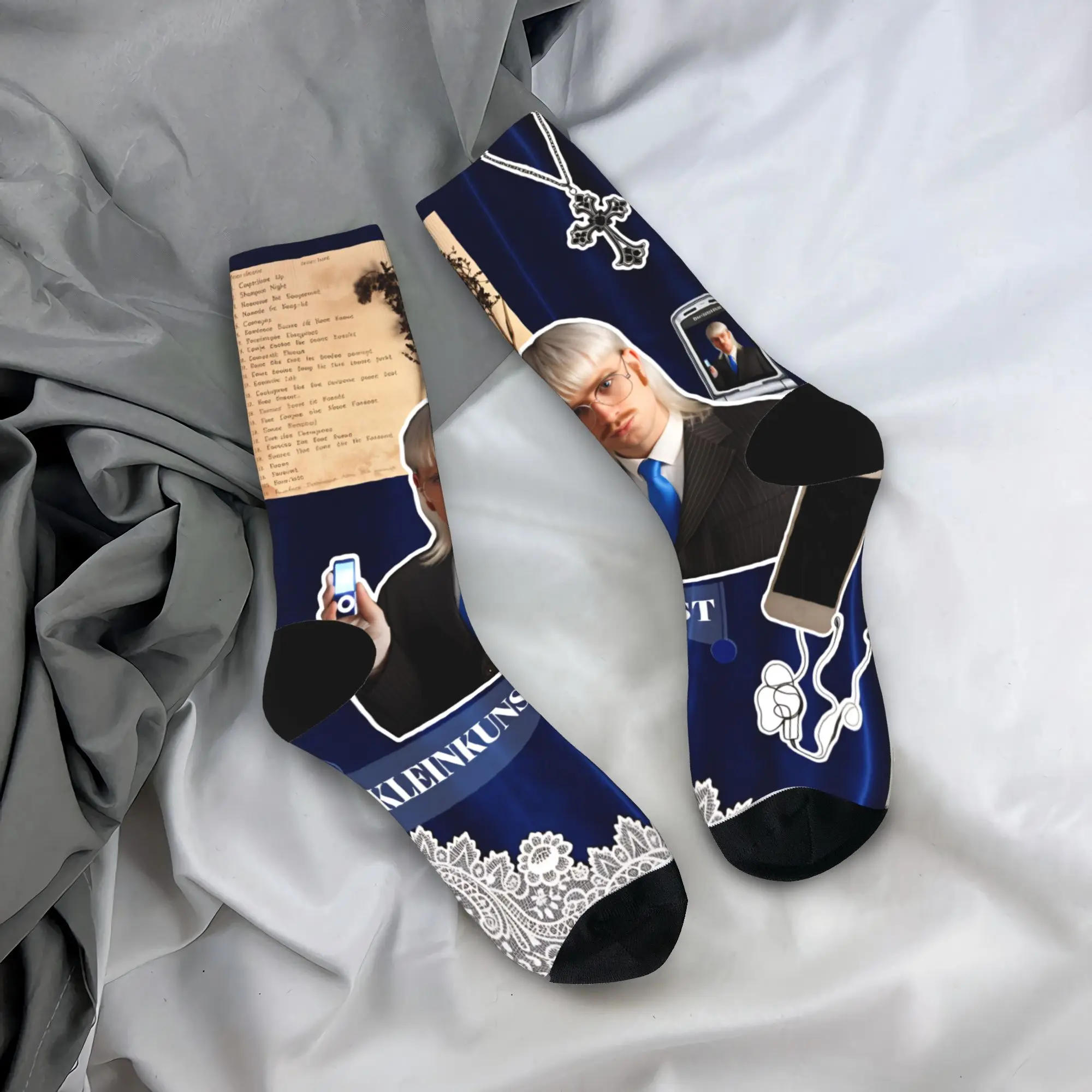 

Носки мужские Kleinkunst Album 2026: теплые, мягкие, в стиле Харадзюку, осенние, для скалолазания, противоскользящие, на заказ, подарок на день рождения