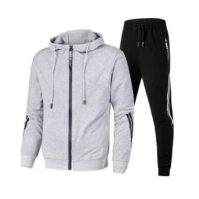 

Logo Custom tracksuit men two piece set mens sweatsuits hoodie track pants fashion sport suits jogging set joggers sweat suits