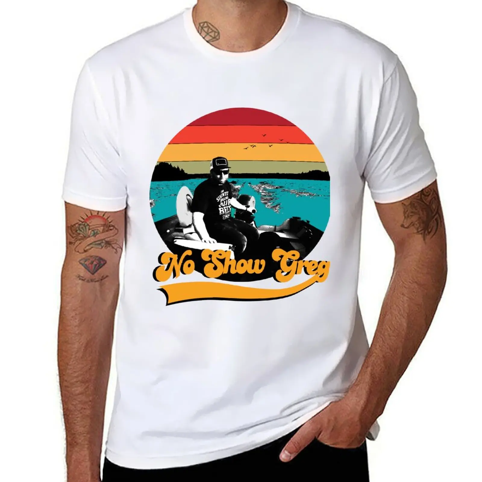

No Show Greg T-Shirt t shirt man luxury man t shirts high quality luxury brand
