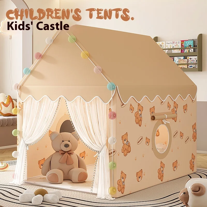 Indoor Children's Tent Playhouse - Secret Base for Boys and Girls, Tunnel Crawling Tube with Sleeping Area