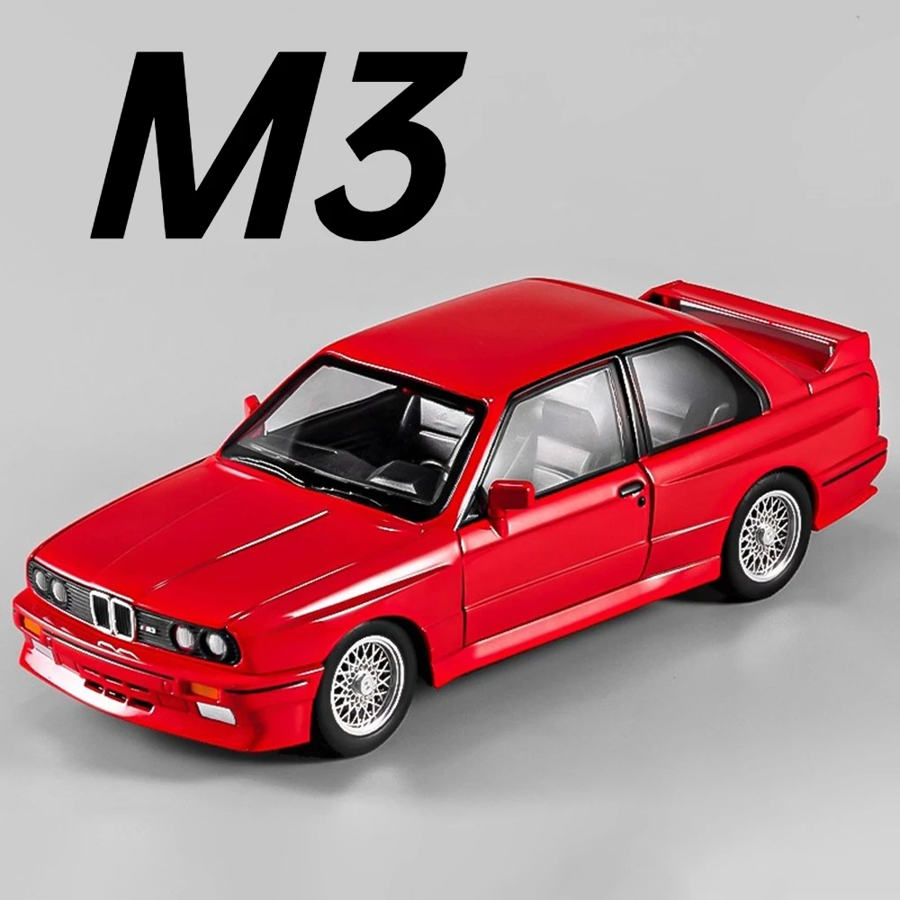 

1:24 M3 760LI модель игрушечного автомобиля из сплава, литой под давлением, 4-дверный открытый миниатюрный свет, звук, модели уличных транспортных средств для мальчиков, подарки на день рождения