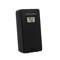 Temperature Humidity Wireless Sensor Meter Hygrometer Electronic Digital Thermometer In/Outdoor Used with Weather Stations