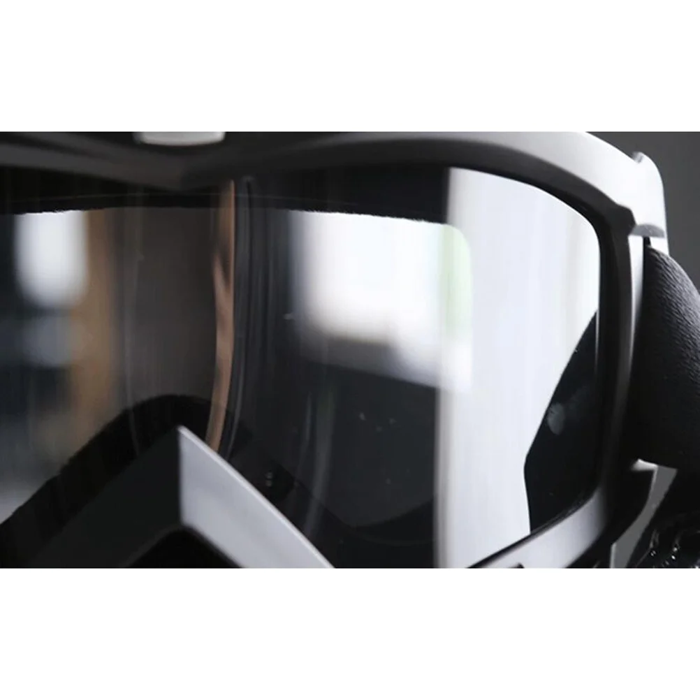 

Winter Snow Goggles Matte Black Frame Grey Lens Uv400 Ski Snowboard Compatible Og Style Motorcycle Face Mask Detachable