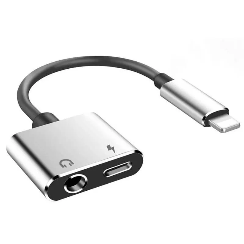 Adattatore splitter per caricabatterie audio e USB da 3,5 mm - Regalo promozionale