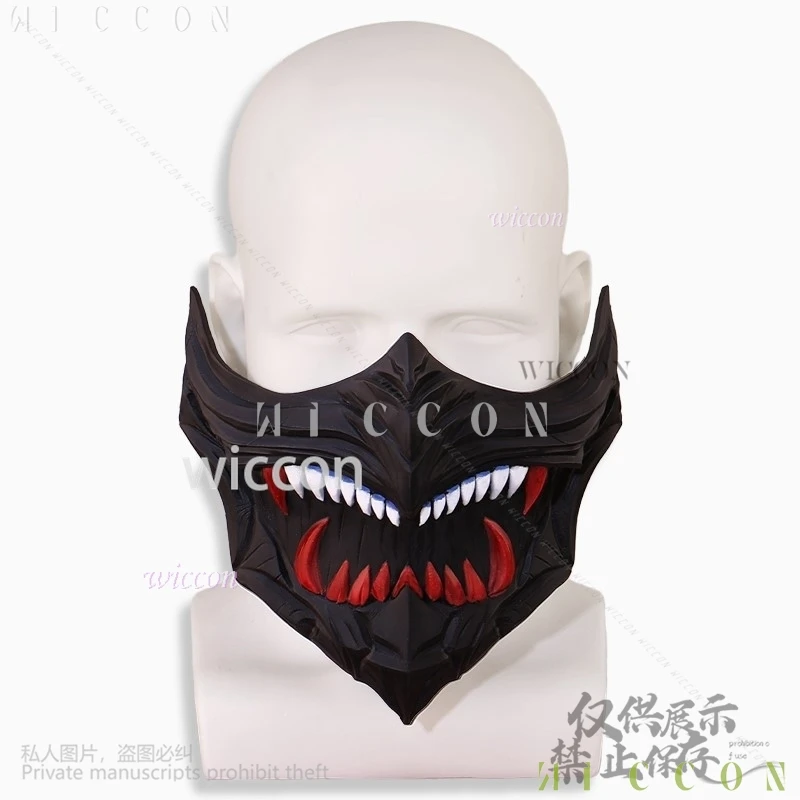 أنيمي لعبة النينجا جيدن 4 تأثيري 2 اللون ثلاثية الأبعاد حمض البوليلاكتيك قناع الدعائم اكسسوارات لجميع القديسين حفلة عيد الميلاد كوس