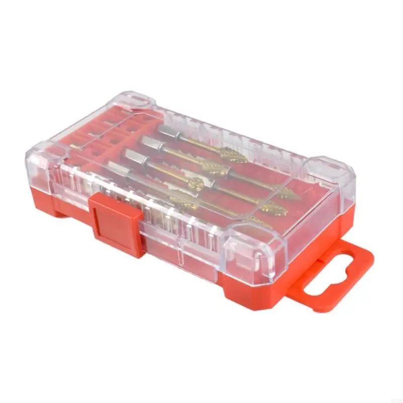 

КОМПЛЕКС Burr 10pece с покрытием для повышенной износостойкой стойкости и шестнадцатеричного хвостовика для безопасной