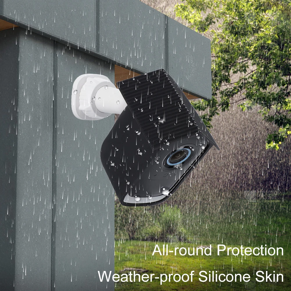 1/2/3/4/6Pcs Camera Cover Weatherproof Silicone Camera Case Housing Waterproof Shockproof Dustproof for EufyCam 3C Camera Cover