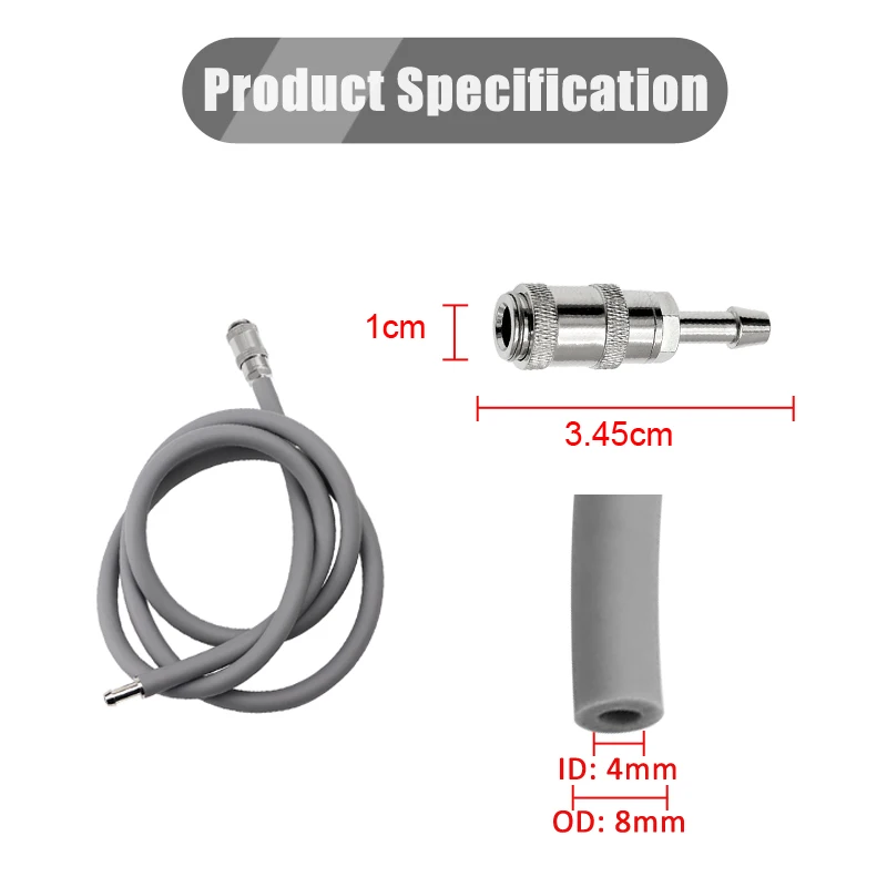 Air Hose Tube Cable Adapter NIBP Connector PVC Extension Pipe Part for Manual Digital Blood Pressure BP Patient Monitor Cuff B2