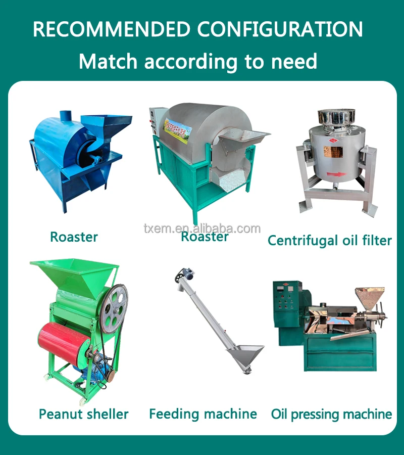 TX Multifunctional Oil Press Expeller Coconut Sunflower Peanut Rapeseed Cake Oil Extraction Machine Cold & Hot Pressing Machine