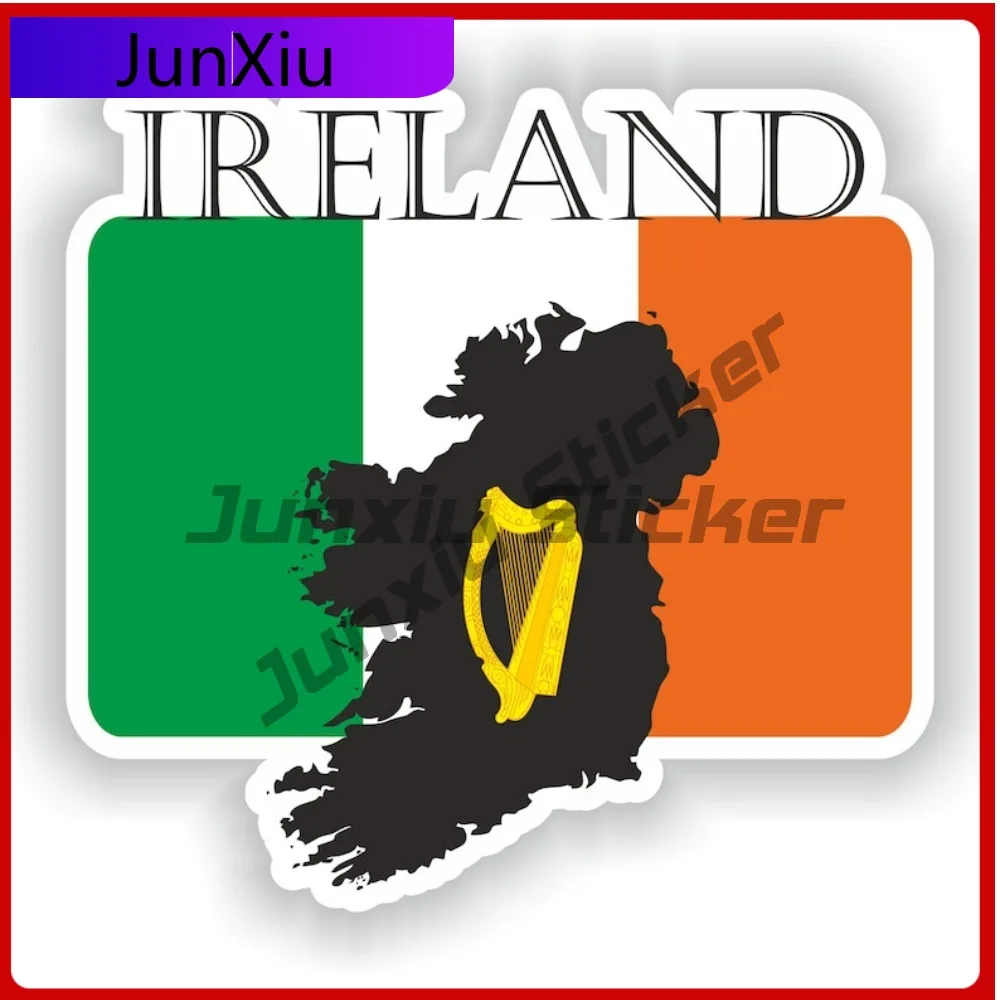 

Ireland Country Project Flag Trendy Vehicle Body Decor Perfect for outdoor vehicle surfaces