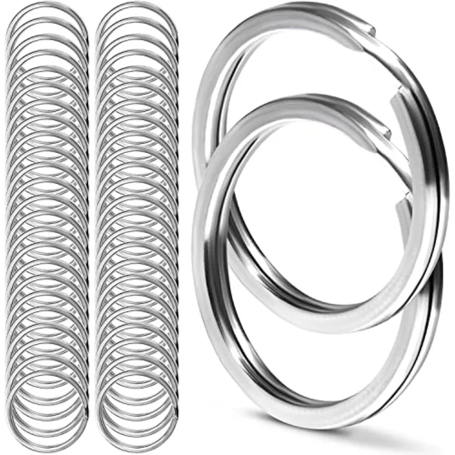 

CREST Surgical and Marine Grade Stainless Steel Split Ring for Keychains SS316L Key Rings for Car Keys